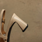 Ariena | Leather Slingback Heels 2.4 Inch