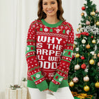 Arienne | Funny Slogan Fair Isle Christmas Sweater