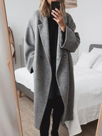 Arina | Tailored Cotton Blend Overcoat