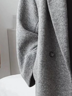 Arina | Tailored Cotton Blend Overcoat