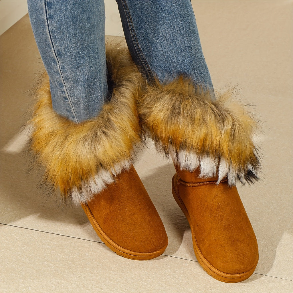 Aurena | Plush Lined Platform Snow Boots