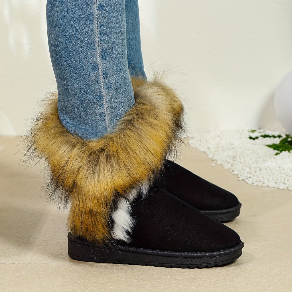 Aurena | Plush Lined Platform Snow Boots