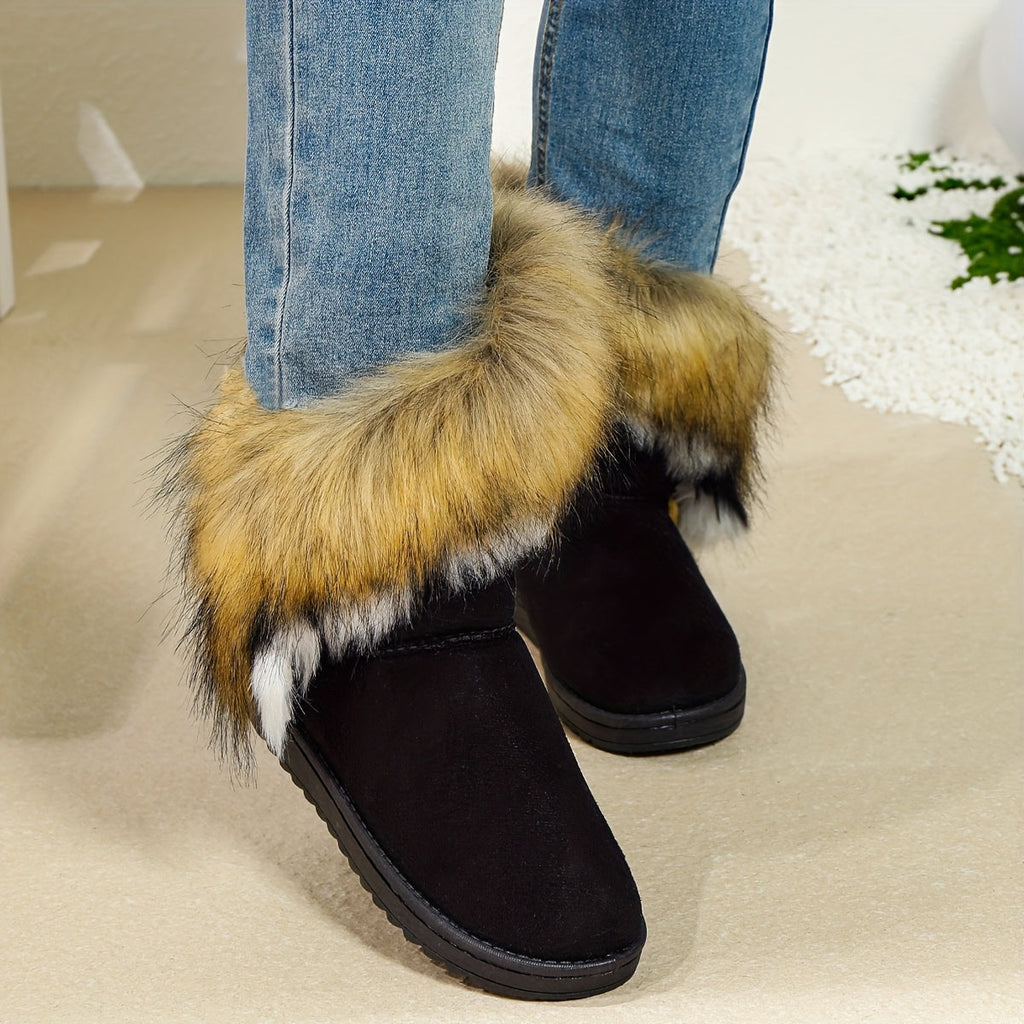 Aurena | Plush Lined Platform Snow Boots
