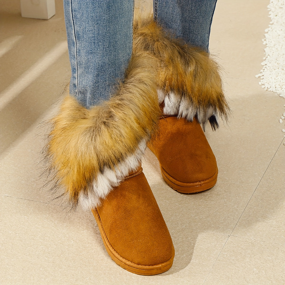 Aurena | Plush Lined Platform Snow Boots