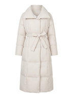 Aurina | High Collar Maxi Puffer Coat