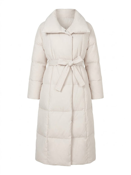 Aurina | High Collar Maxi Puffer Coat