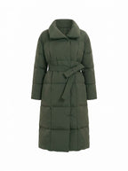 Aurina | High Collar Maxi Puffer Coat