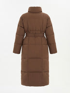 Aurina | High Collar Maxi Puffer Coat