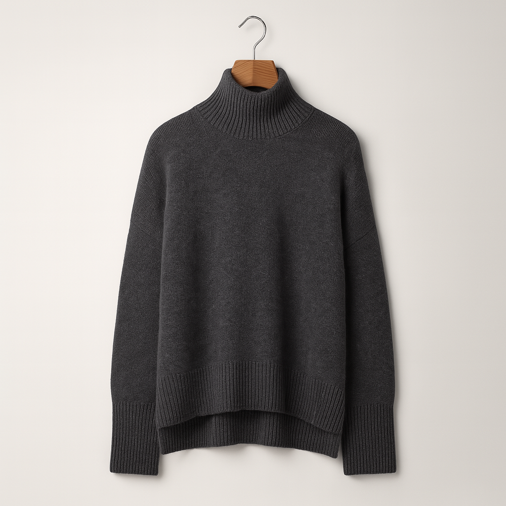 Brianne | Cashmere Blend Roll Neck Sweater