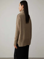 Brianne | Cashmere Blend Roll Neck Sweater