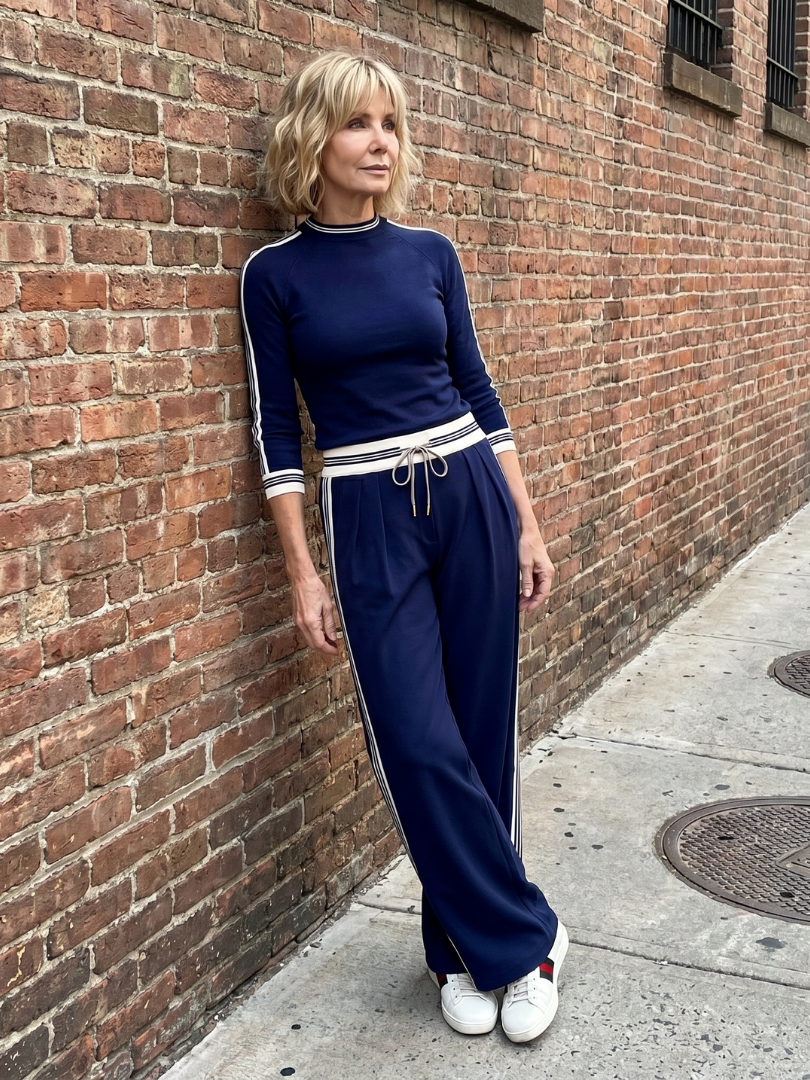 Brigid | Long Sleeve Top and Wide-Leg Pants Set