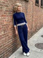 Brigid | Long Sleeve Top and Wide-Leg Pants Set