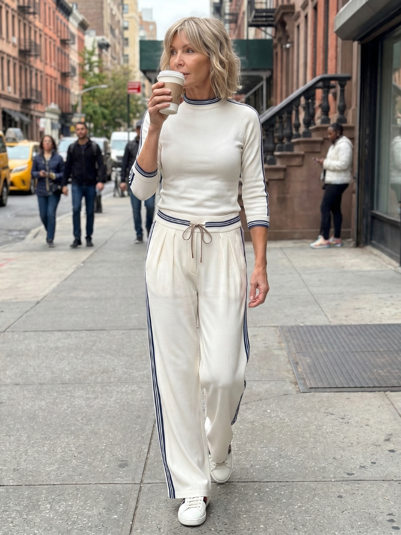 Brigid | Long Sleeve Top and Wide-Leg Pants Set