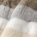 Brina | Oversized Color-Block Faux Fur Coat