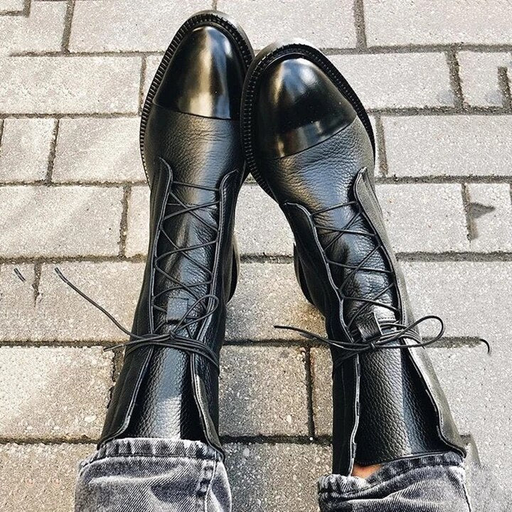Calara | Lace-Up Ankle Boots