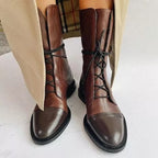 Calara | Lace-Up Ankle Boots