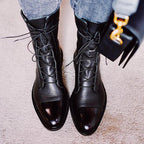 Calara | Lace-Up Ankle Boots