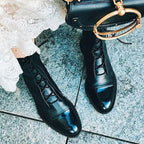 Calara | Lace-Up Ankle Boots