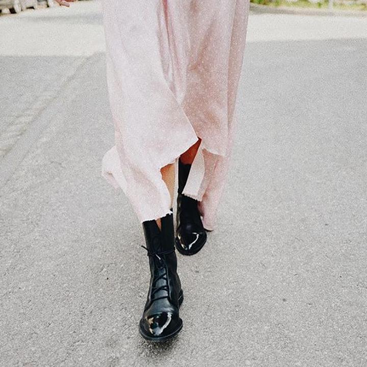 Calara | Lace-Up Ankle Boots