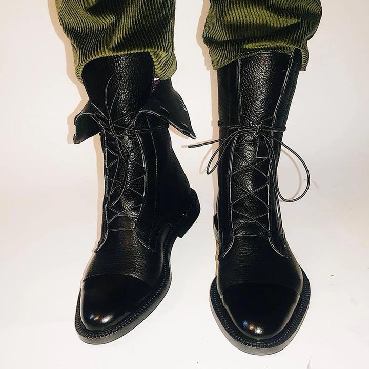 Calara | Lace-Up Ankle Boots