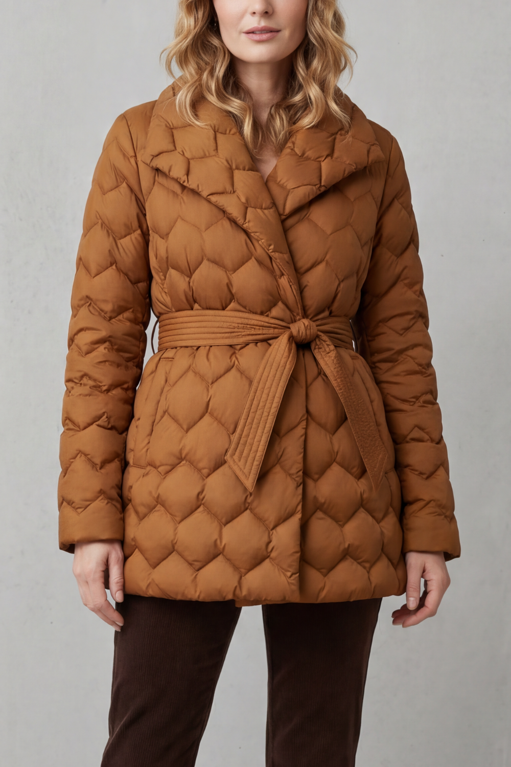 Cedanne | Belted Quilted Puffer Jacket