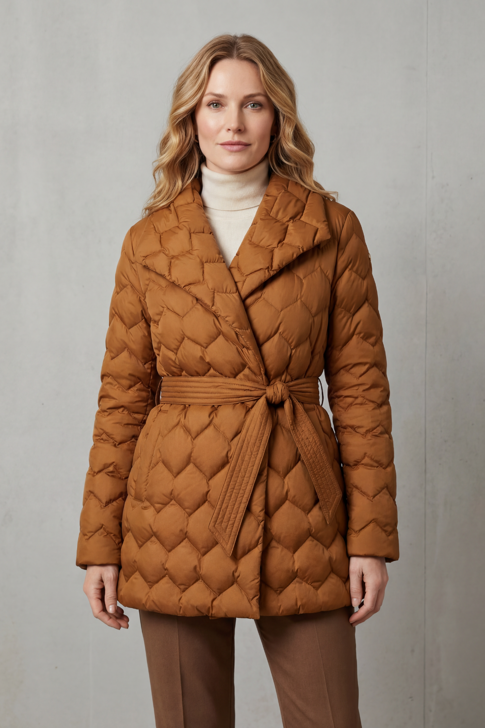 Cedanne | Belted Quilted Puffer Jacket