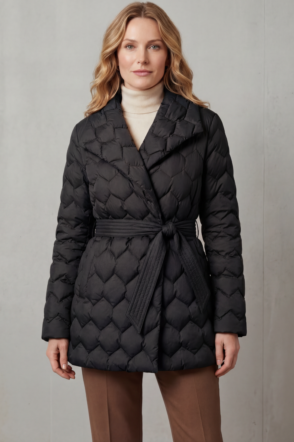 Cedanne | Belted Quilted Puffer Jacket