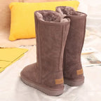 Corana | Leather Fur Lined Waterproof Knee High Boots