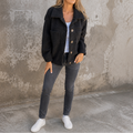 Corette | Curly Faux Fur Button Jacket