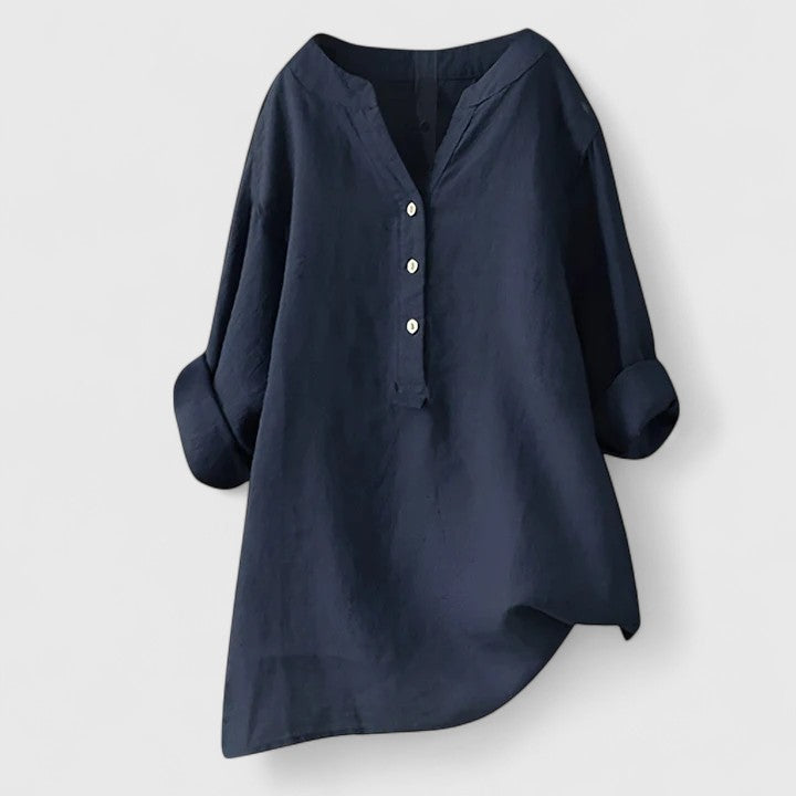 Willa | Elegant Button-Front Shirt