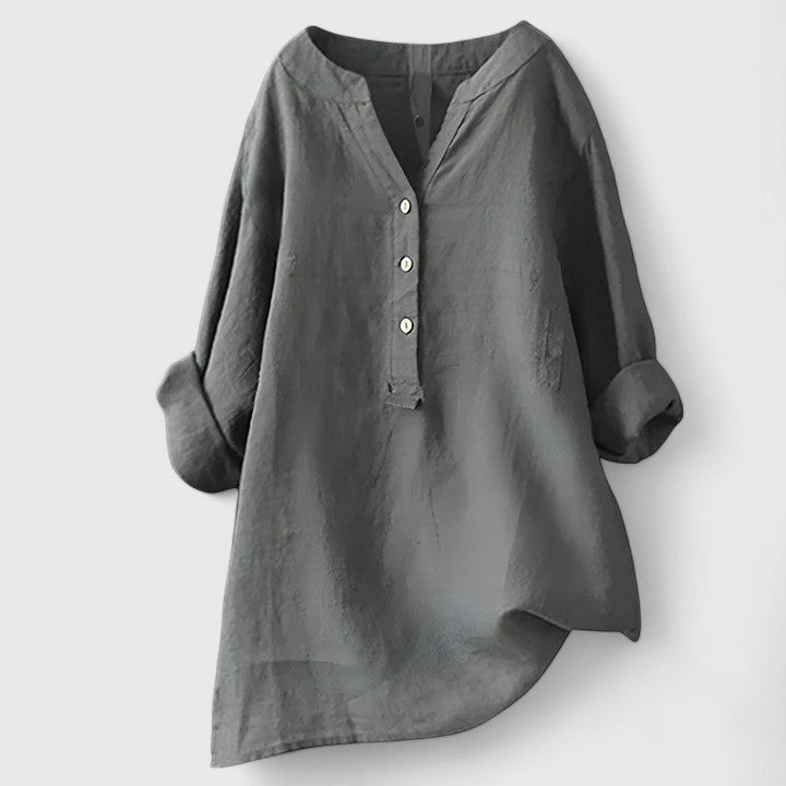 Willa | Elegant Button-Front Shirt