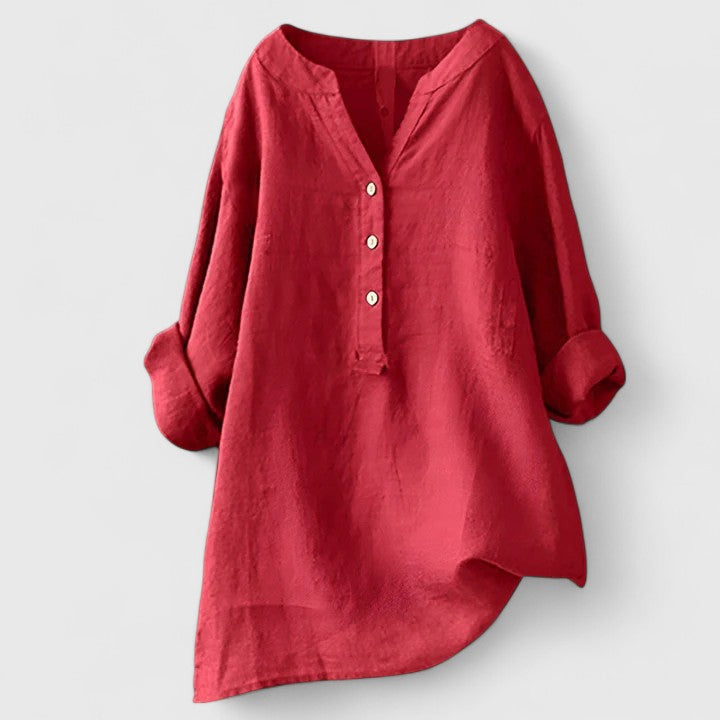 Willa | Elegant Button-Front Shirt