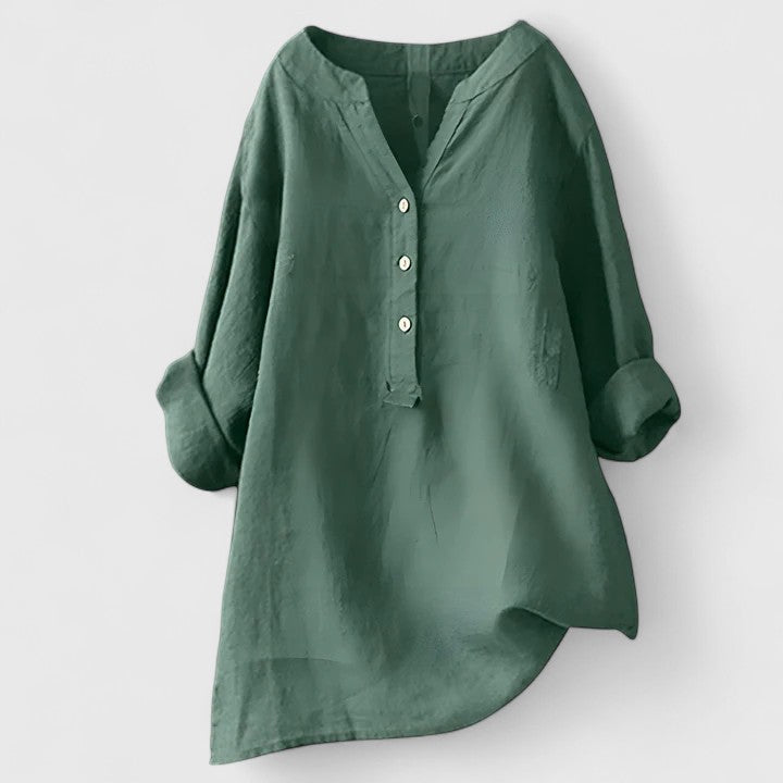 Willa | Elegant Button-Front Shirt