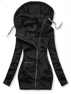 Delelle | Plush Lined Hooded Long Puffer Coat