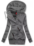 Delelle | Plush Lined Hooded Long Puffer Coat