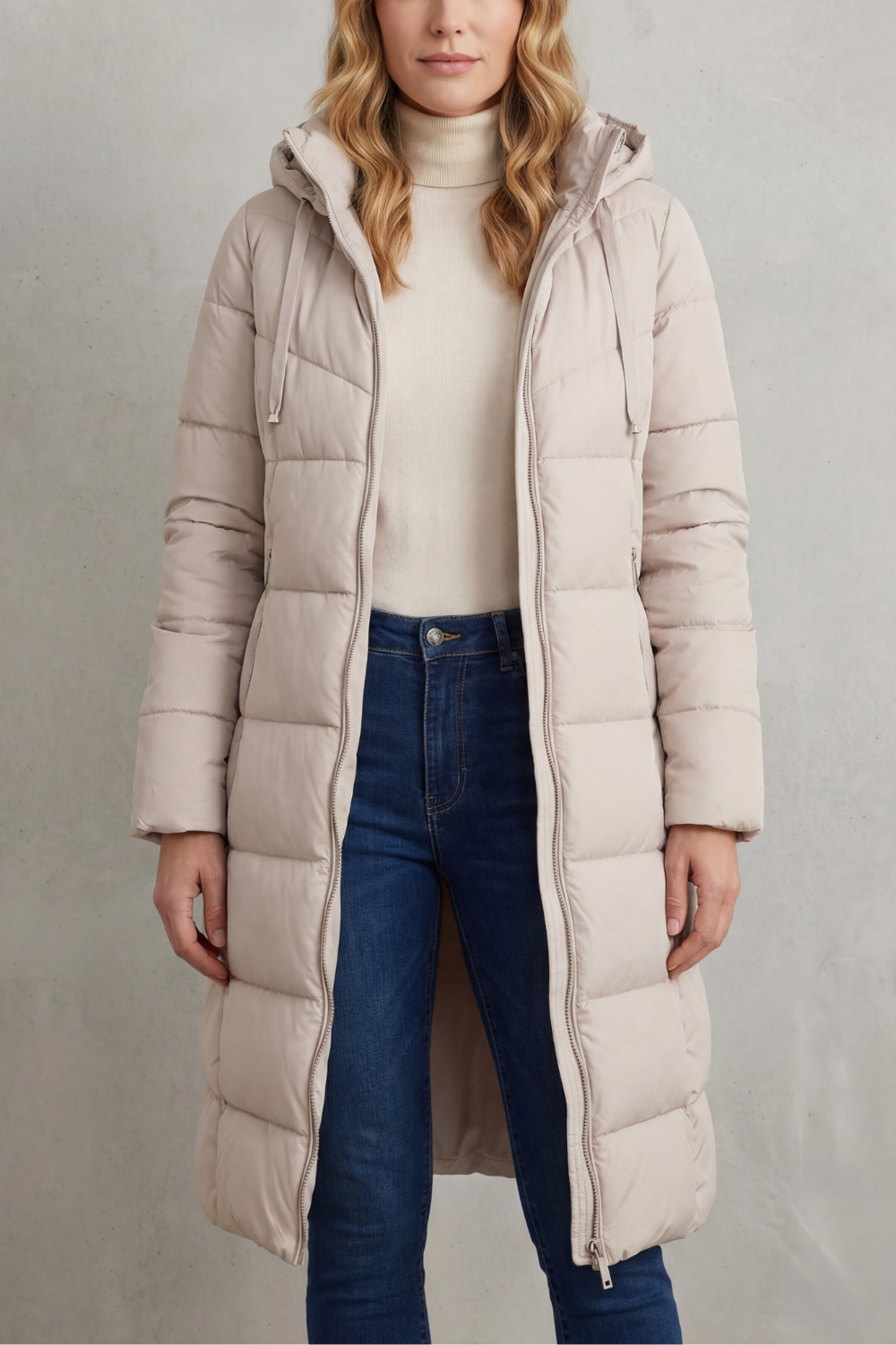 Delette | Long Puffer Jacket Padded Winter
