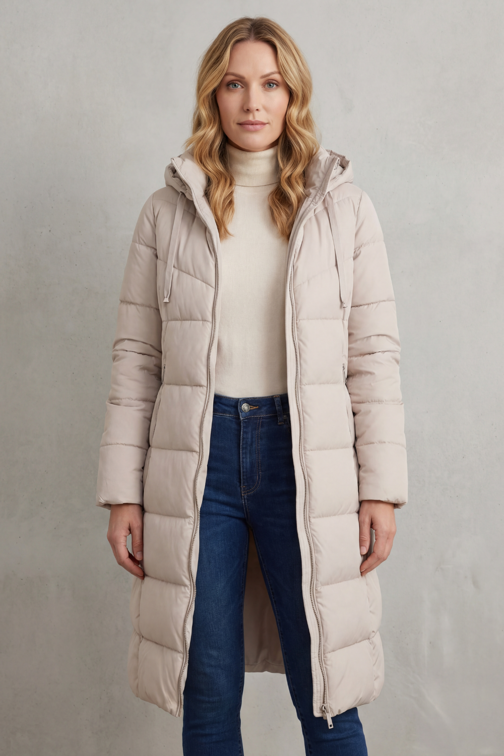 Delette | Long Puffer Jacket Padded Winter