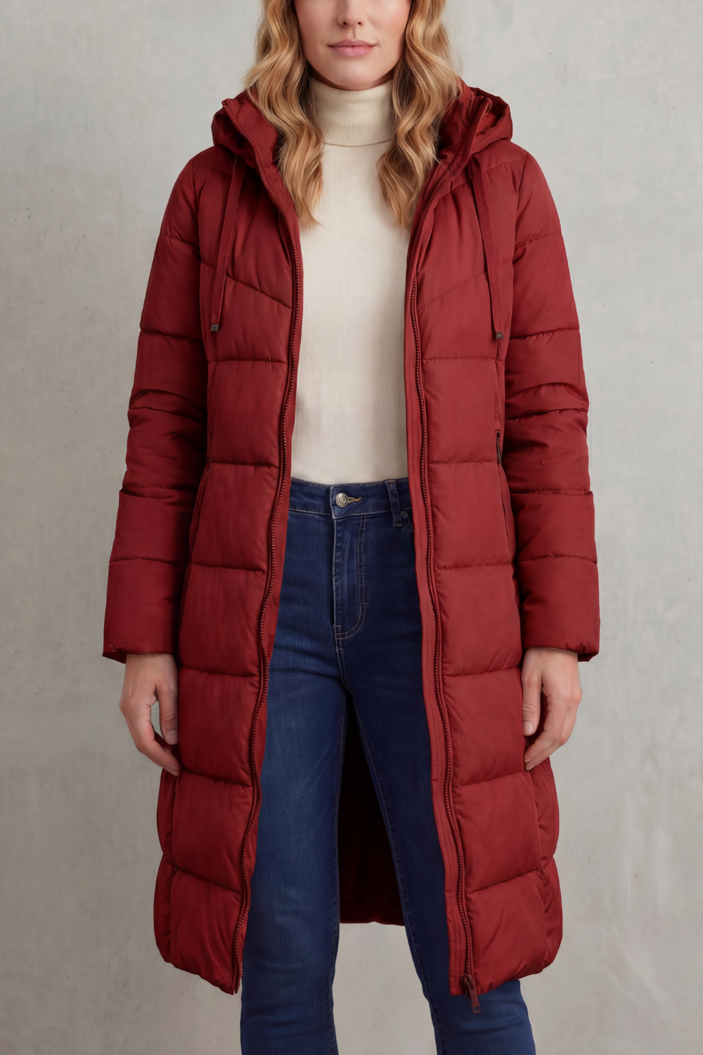 Delette | Long Puffer Jacket Padded Winter