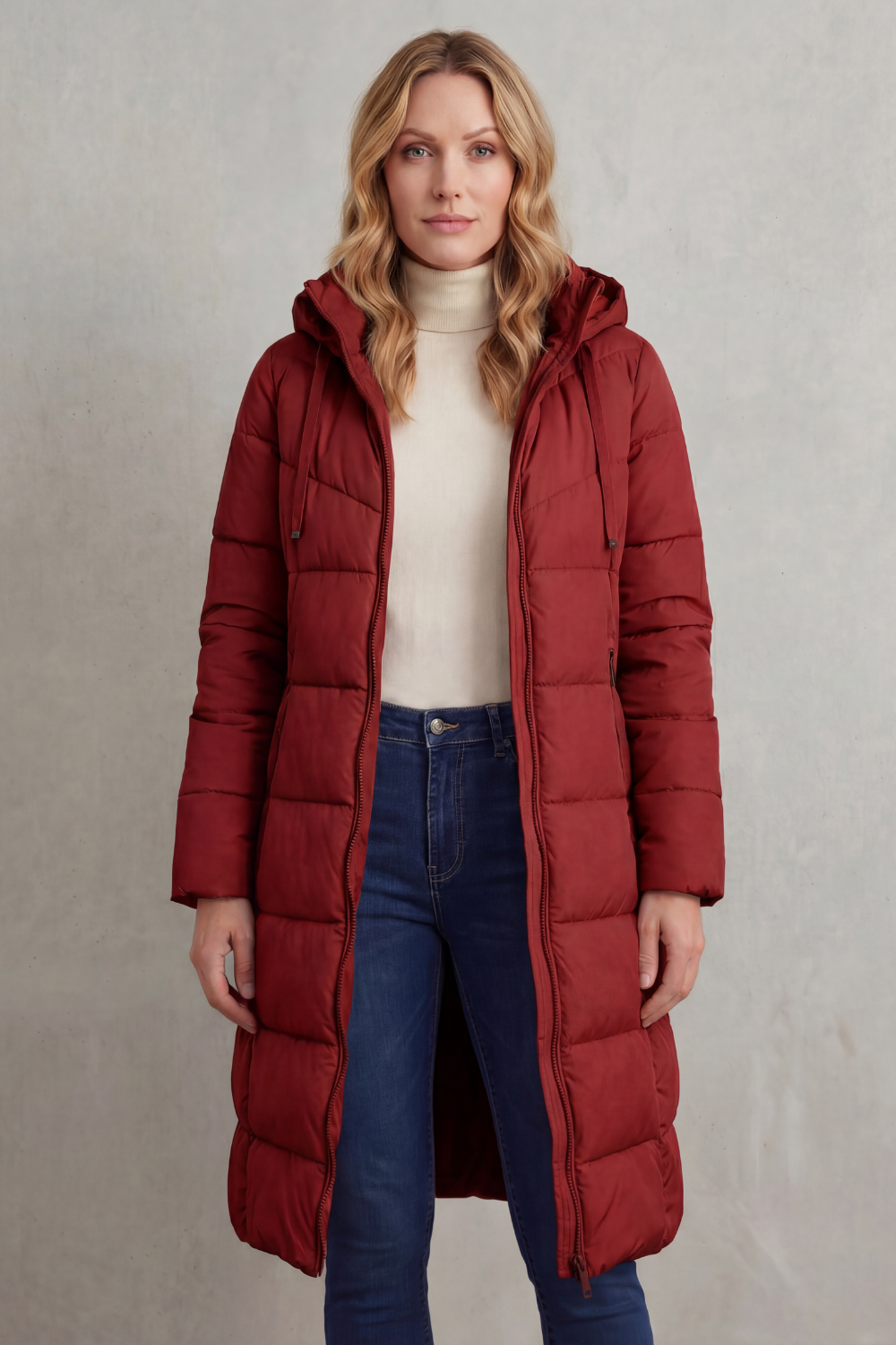 Delette | Long Puffer Jacket Padded Winter