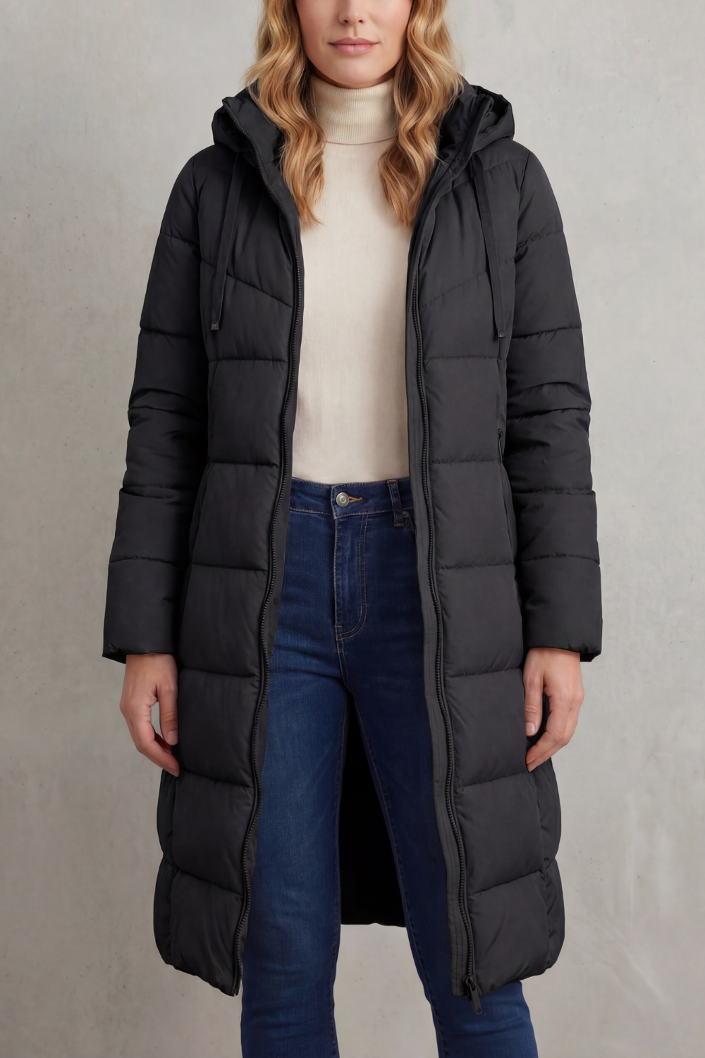 Delette | Long Puffer Jacket Padded Winter