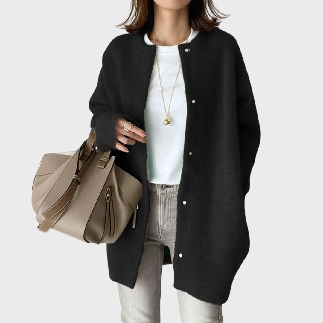 Emaette | Button Up Long Cardigan