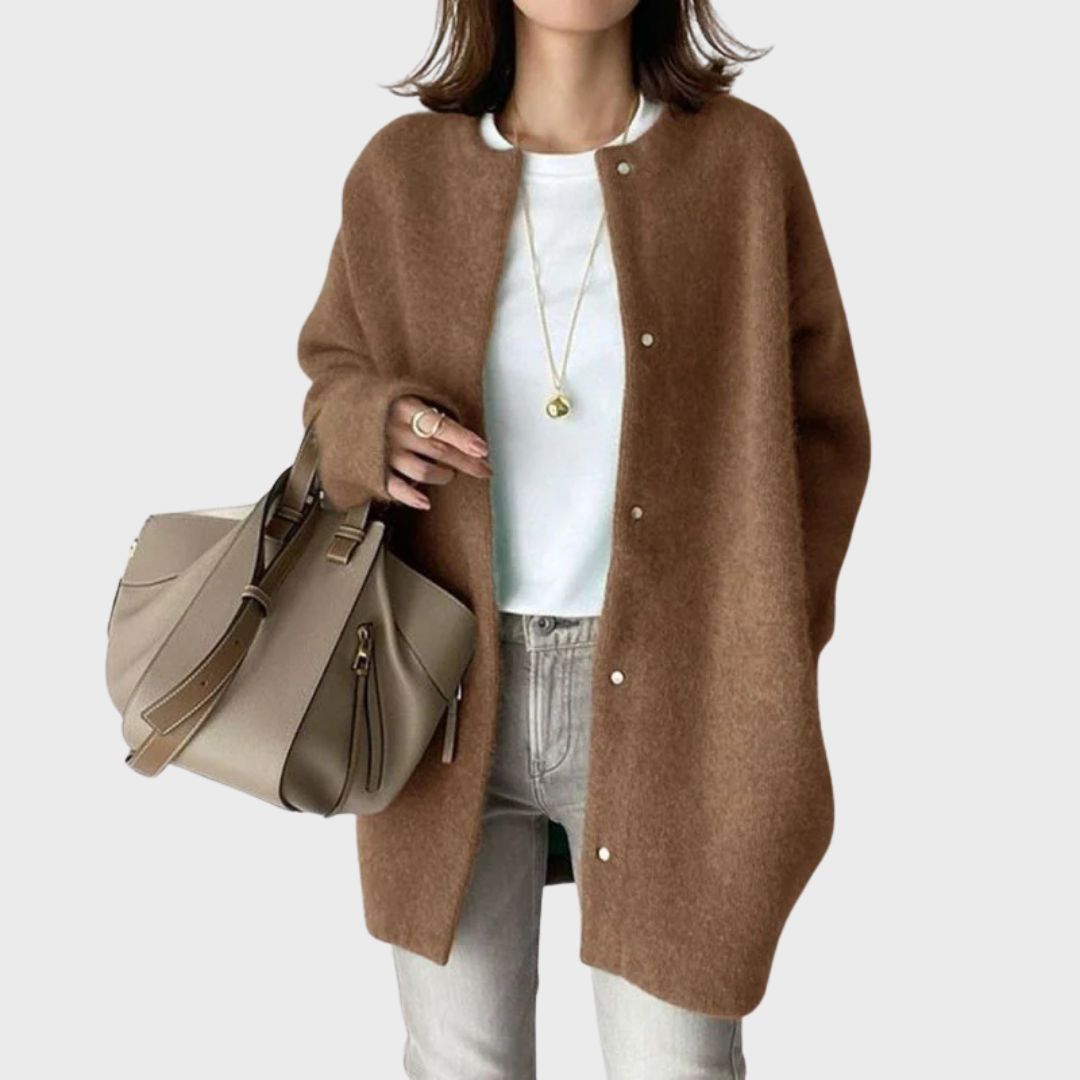 Emaette | Button Up Long Cardigan