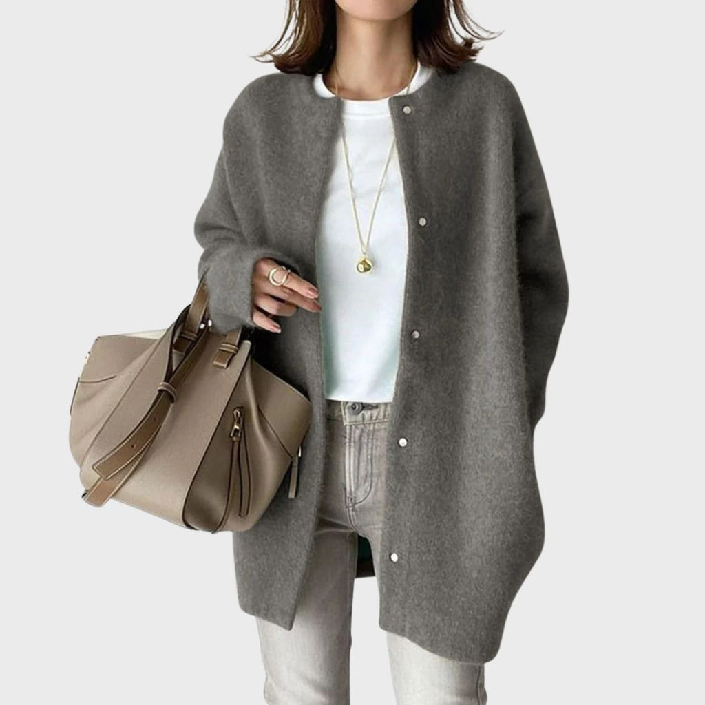 Emaette | Button Up Long Cardigan