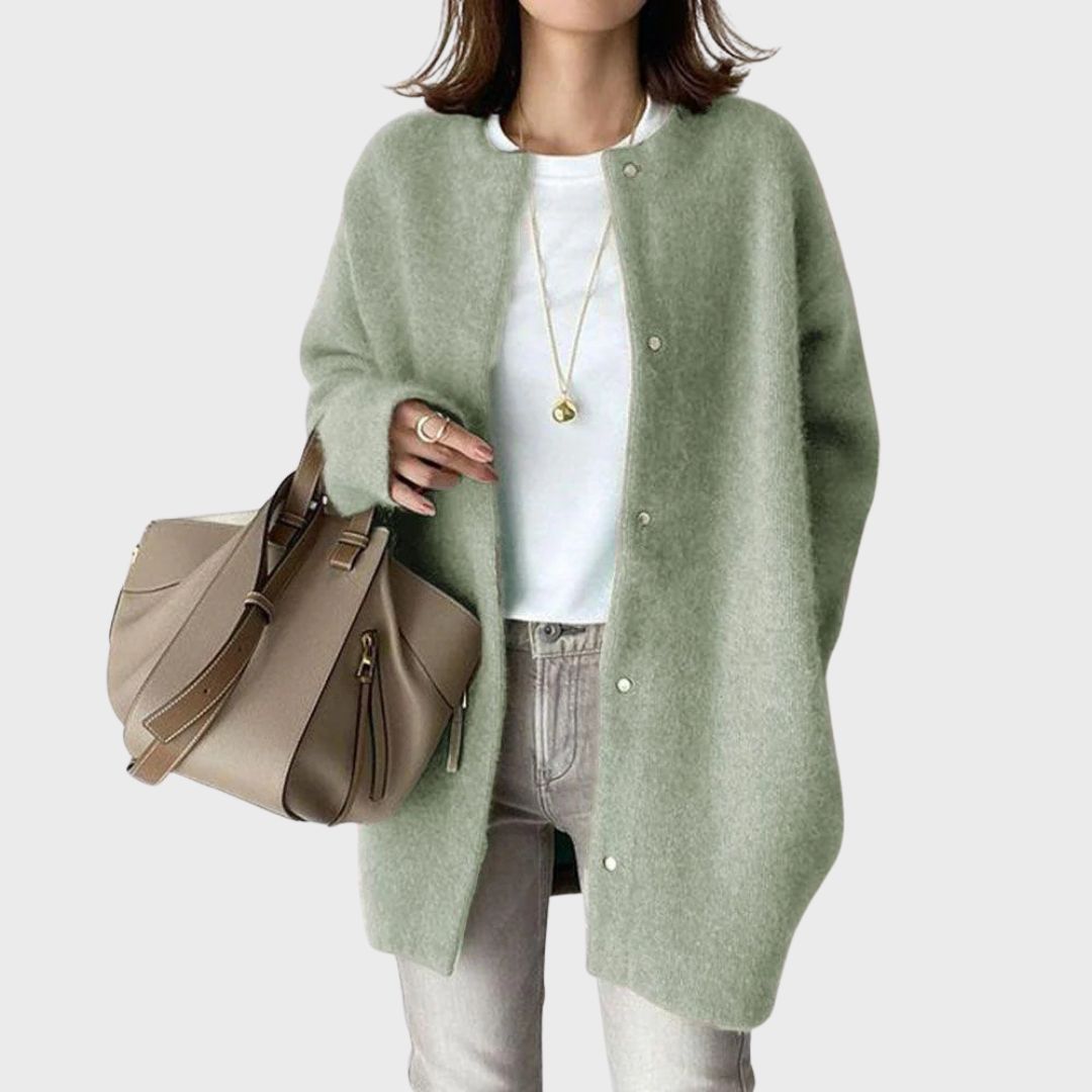 Emaette | Button Up Long Cardigan
