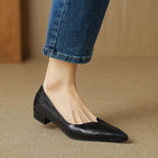Eveana | Pointed Toe Lambskin Ballet Flats