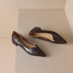 Eveana | Pointed Toe Lambskin Ballet Flats
