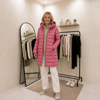 Evette | Ultralight Hooded Long Puffer Coat