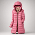 Evette | Ultralight Hooded Long Puffer Coat