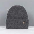 Floina | Cashmere Blend Ribbed Knit Beanie