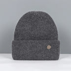 Floina | Cashmere Blend Ribbed Knit Beanie